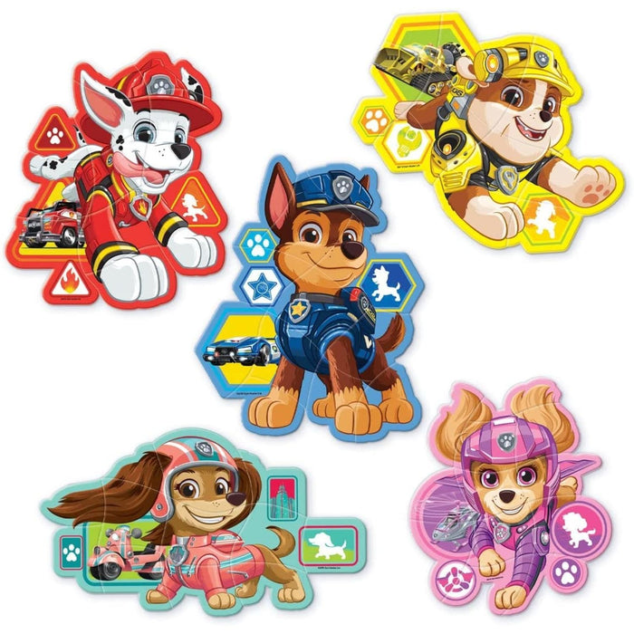 Rompecabezas 5 en 1 Paw Patrol The Movie