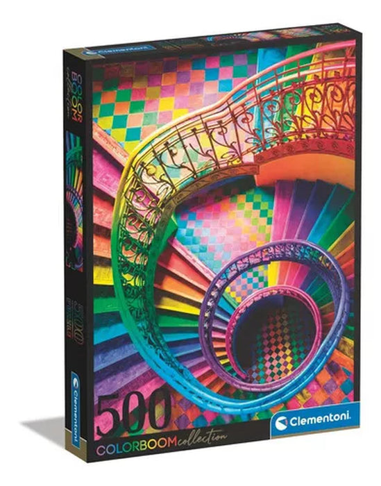 Rompecabezas Color boom Stairs 500 Piezas