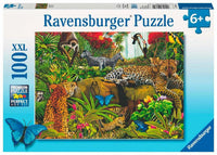 Rompecabezas Jungla Salvaje 100 Piezas Ravensburger - 1