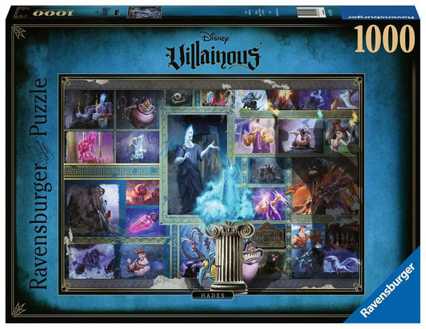 Rompecabezas Disney Villanos: Hades 1000 Piezas Ravensburger