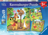 Rompecabezas 3 en 1 Winnie Pooh: Haciendo Deporte 49 Piezas Cada Uno Ravensburger - 1