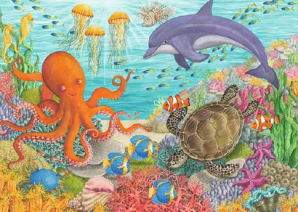 Amigos Del Oceano Rompecabezas De Ravensburger