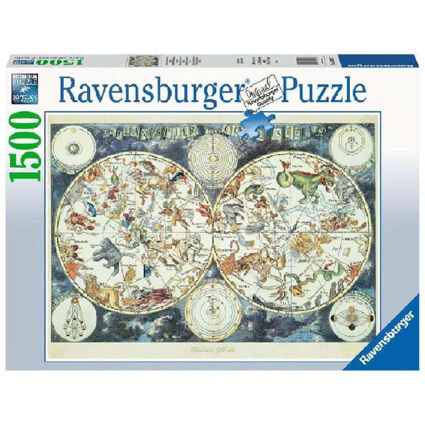Rompecabezas Mapa Fantastico 1500 Piezas Ravensburger