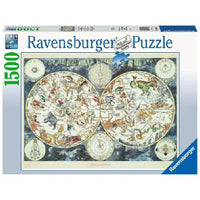 Rompecabezas Mapa Fantastico 1500 Piezas Ravensburger - 1