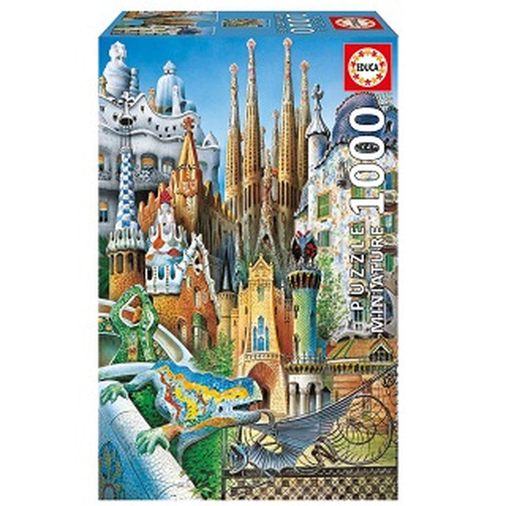 Gaudi Collage Miniatura Rompecabezas De 1000 Piezas Educa