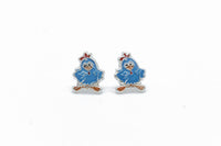 La Gallina Pintadita, Broqueles Plata .925 varios personajes - 7
