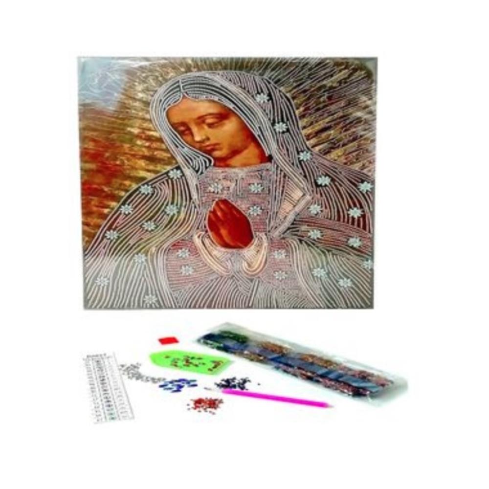 Kit Arte En Diamante Virgen De Guadalupe DIY