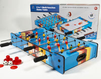 Futbolito y Hockey Juego de Mesa Portátil 2 en 1 de Madera - 9