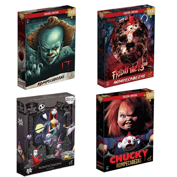 Rompecabezas Coleccion De Terror- 4- 1000 Piezas
