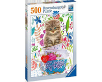 Gatito En La Taza Rompecabezas De 500 Piezas Ravensburger - 1
