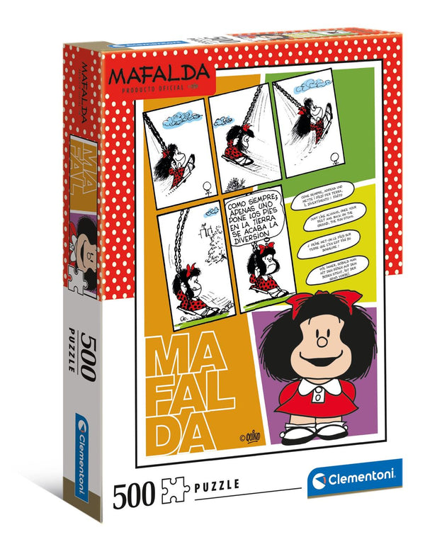 Rompecabezas Mafalda Divertida Quino 500 piezas Clementoni