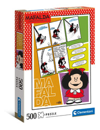 Rompecabezas Mafalda Divertida Quino 500 piezas Clementoni - 1