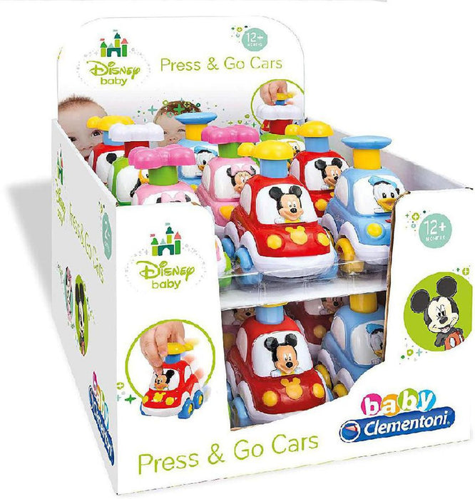 Baby Coches Press & Go-Disney- 1 Pz- Clementoni