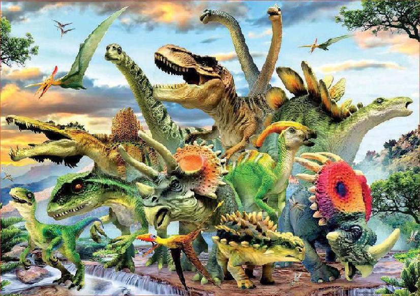 Dinosaurios Rompecabezas De 500 Piezas Educa