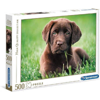 Rompecabezas Perrito Chocolate 500 Piezas Clementoni - 1