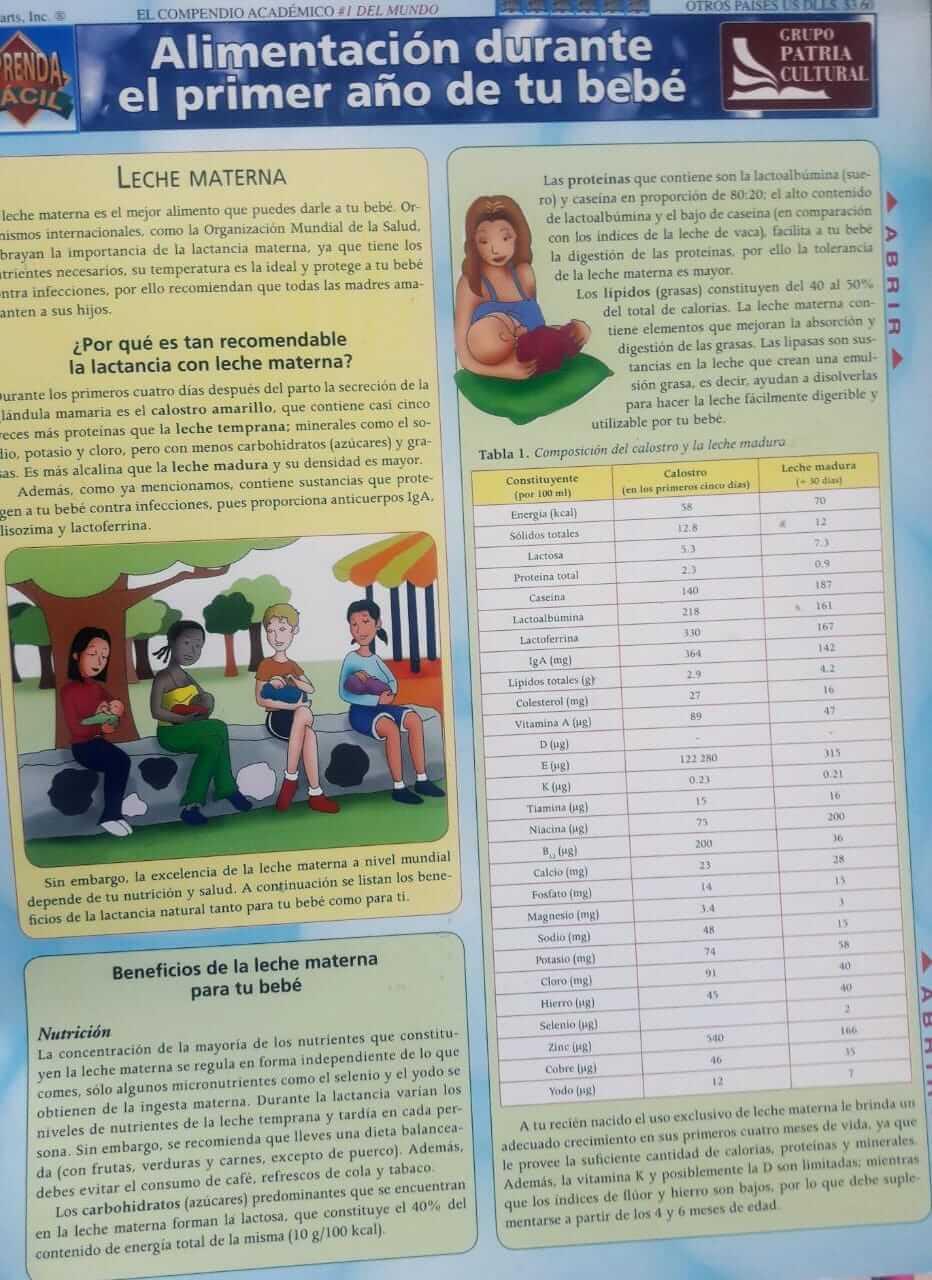 LIBRO ALIMENTACION DURANTE EL PRIMER AÑO DE TU BEBE