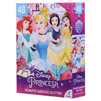 Rompecabezas Glitter Princesas De Disney 48 Piezas - 4