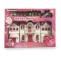 Casa De Muñecas Familia Con Luz Y Sonido Jueguete - 1