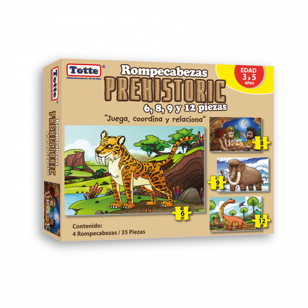 Rompecabezas Prehistoric Progresivo