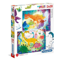Rompecabezas Dinosaurios 2X20 Piezas Clementoni - 1