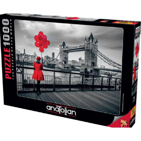 Rompecabezas Londres Blanco Y Negro 1000 Piezas Anatolian