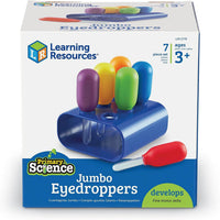 JUMBO EYEDROPPERS SET OF 6 IN A STAND - 1
