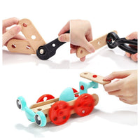 Set De Construcción De Madera, con Herramientas, Niños 53 pz - 6