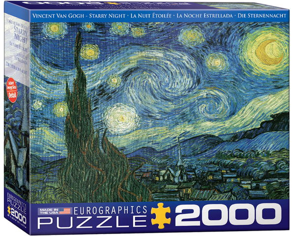 Rompecabezas Van Gogh:Noche Estrellada 2000 Piezas