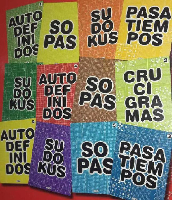 Libro Pasatiempos 19X26 Crucigramas