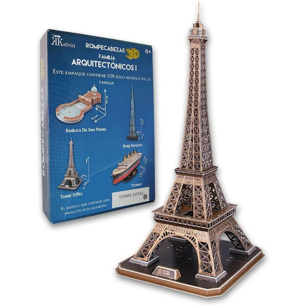 Rompecabezas 3D Torre Eiffel 82 Pz Kelvin