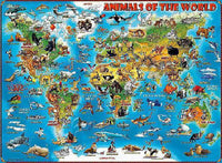 Mapa Animales Del Mundo Rompecabezas De 300 Piezas Ravensburger - 2