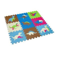 Tapete De Juegos Dinosaurios,. Eva 9 Pz 30X30 Cm - 1