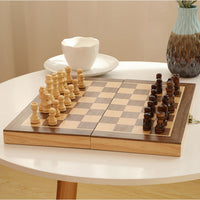 Ajedrez De Madera Tablero Plegable de Lujo Chess 29x29 cm - 2