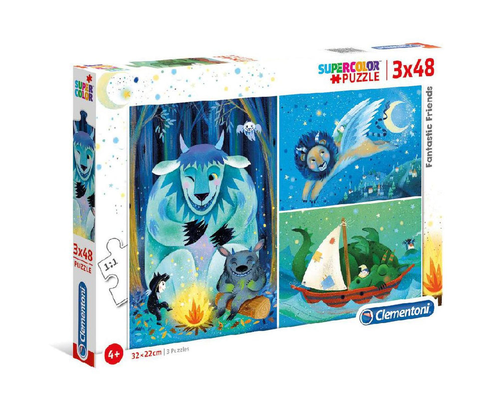 Rompecabezas Amigos Fantasticos 3 X 48 Piezas Clementoni