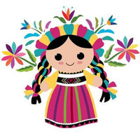 Kit Pinta Por Numero Muñeca Otomi DIY Arte - 1