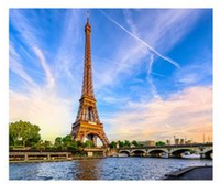 ARTE DIAMANTE TORRE EIFFEL Y RIO SENA - 1