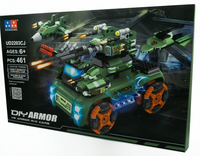 Carro de Control Remoto 1:16 con Bloques de Construcción, Arma tu Propio Carro Militar - 2