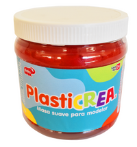 Plasticrea Rojo Masa Suave Para Modelar 1 Kg - 2