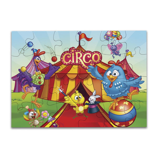 Rompecabezas Pieza Gigante Gallina Pintadita 24 Pz Infantil