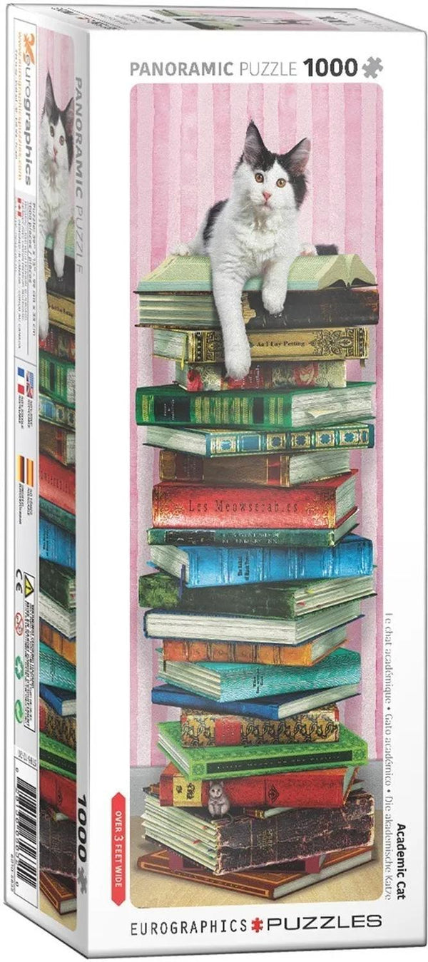 ROMPECABEZAS GATO ACADEMICO 1000 PIEZAS EUROGRAPHICS