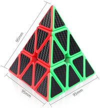 Cubo Magico Pyraminx Carbon Fiber 3X3 Destreza - 2