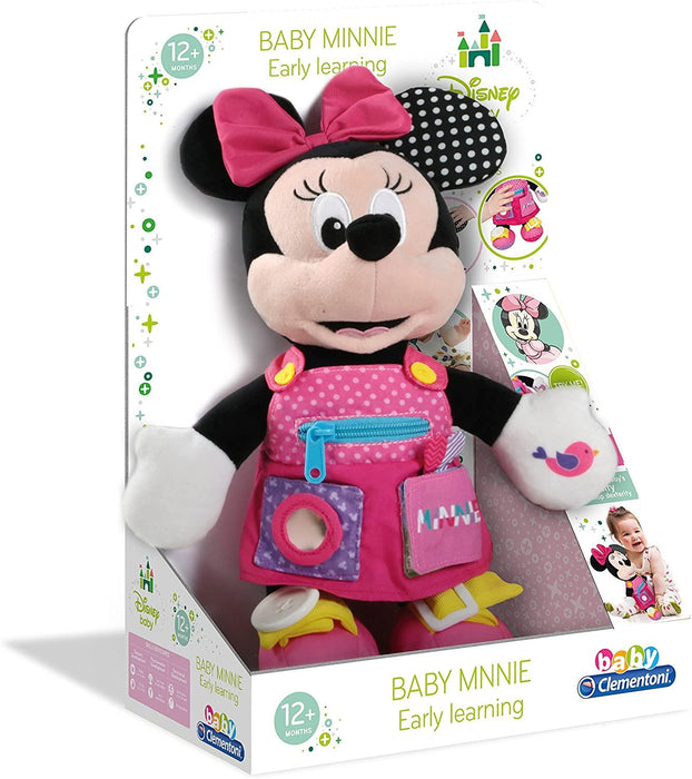 Peluche Baby Minnie Disney Estimulación 36 cm Tela Suave
