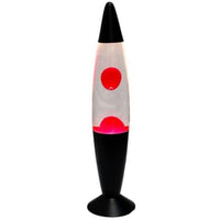 Lampara Lava Cohete Roja 41 Cm - 1